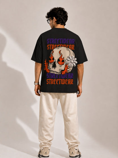CARIBOUELK Streetwear Printed Oversized T-Shirt