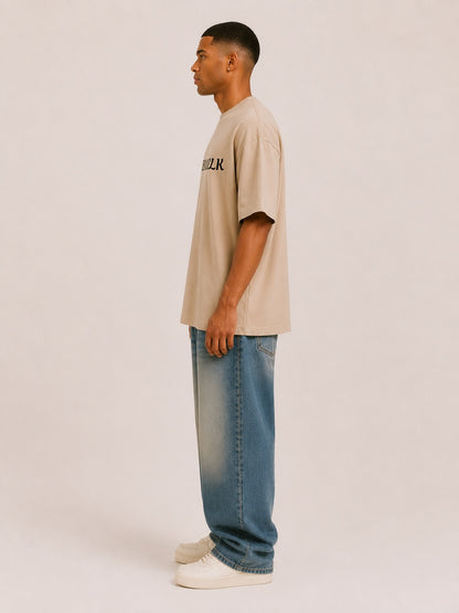 CARIBOUELK Dragon Printed Oversized T-Shirt