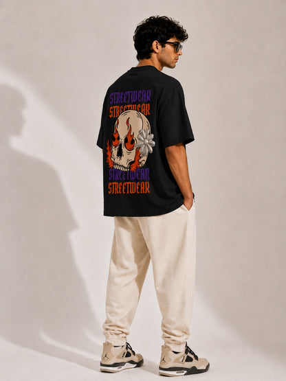CARIBOUELK Streetwear Printed Oversized T-Shirt