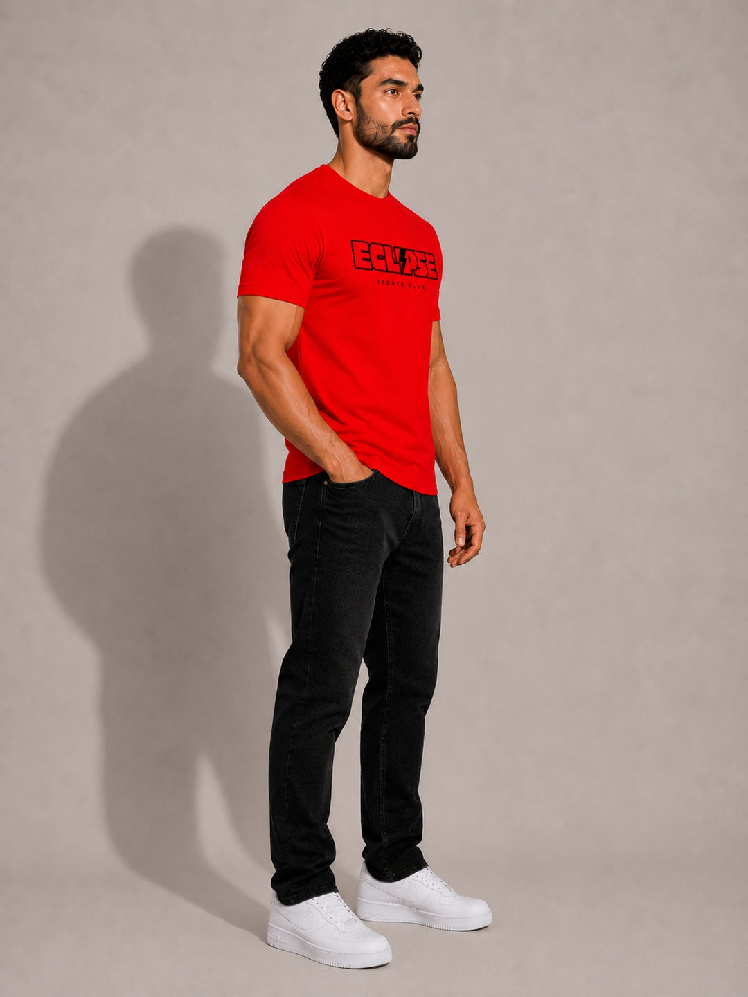 CARIBOUELK Men's Eclipse Regular Fit T-Shirt