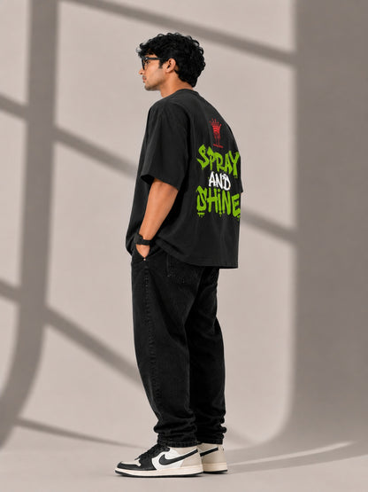 CARIBOUELK Spray And Shine Oversized T-Shirt
