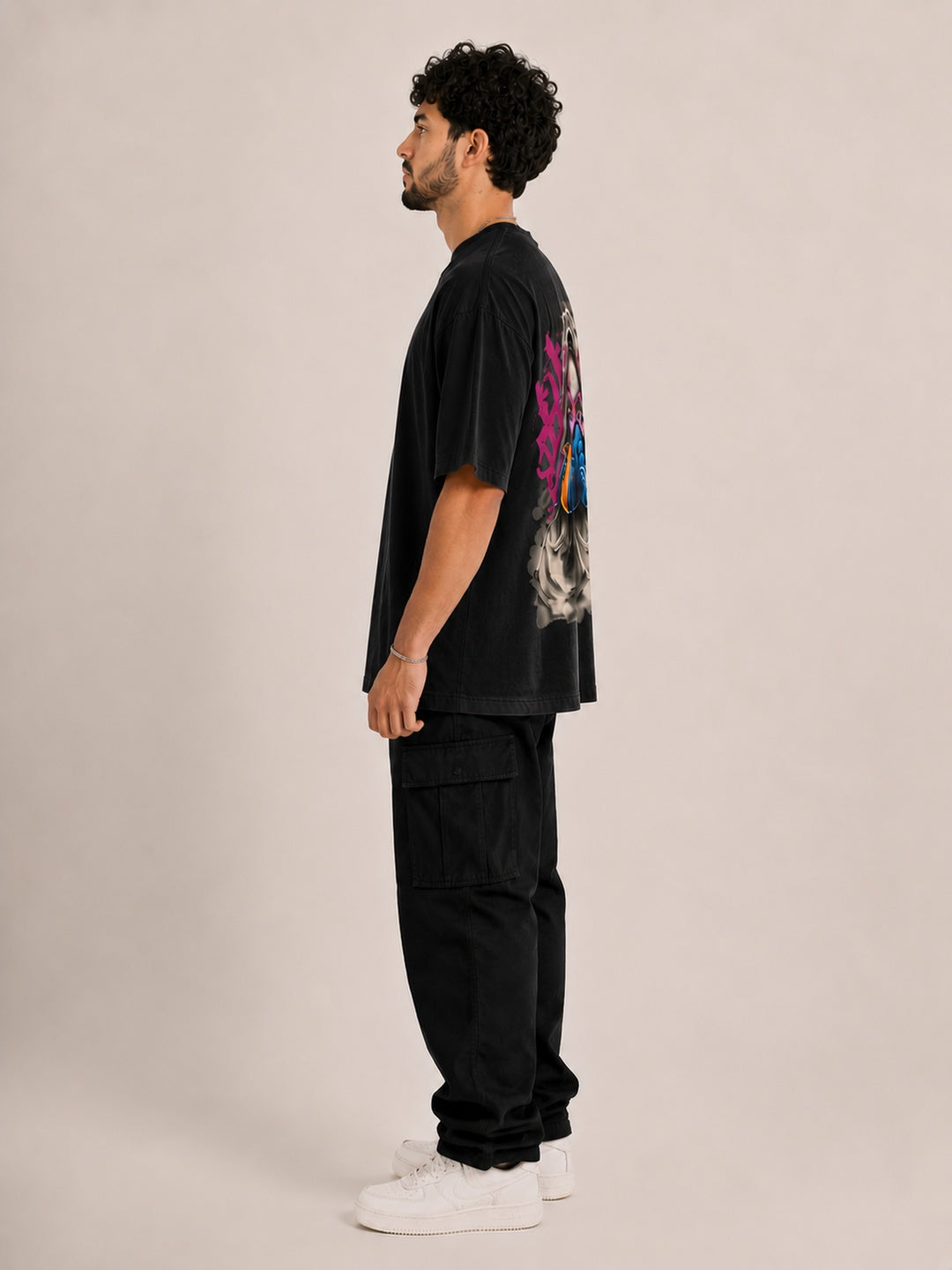 CARIBOUELK Premium Graphic Printed Oversized T-Shirt