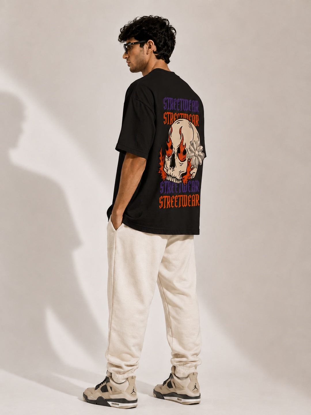CARIBOUELK Streetwear Printed Oversized T-Shirt