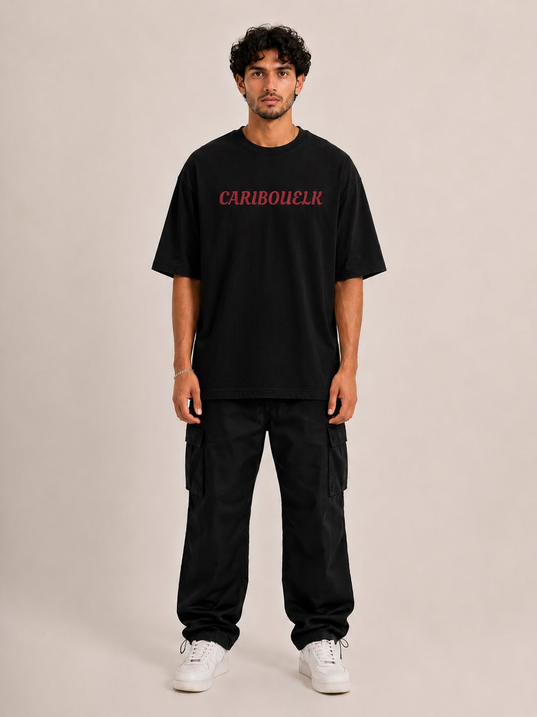 CARIBOUELK Premium Graphic Printed Oversized T-Shirt