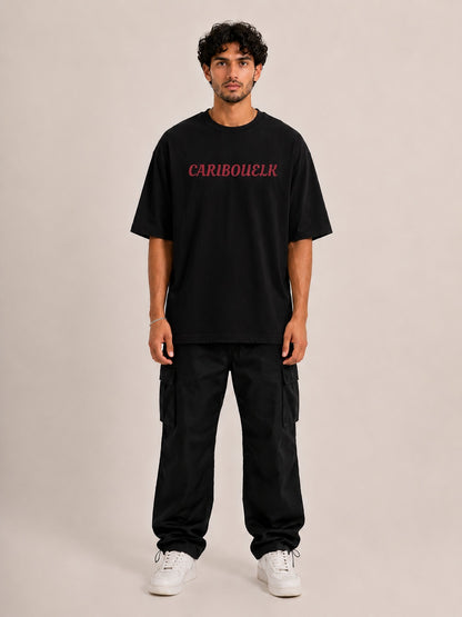 CARIBOUELK Premium Graphic Printed Oversized T-Shirt