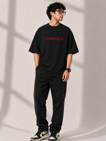 CARIBOUELK Anime Printed Oversized T-Shirt