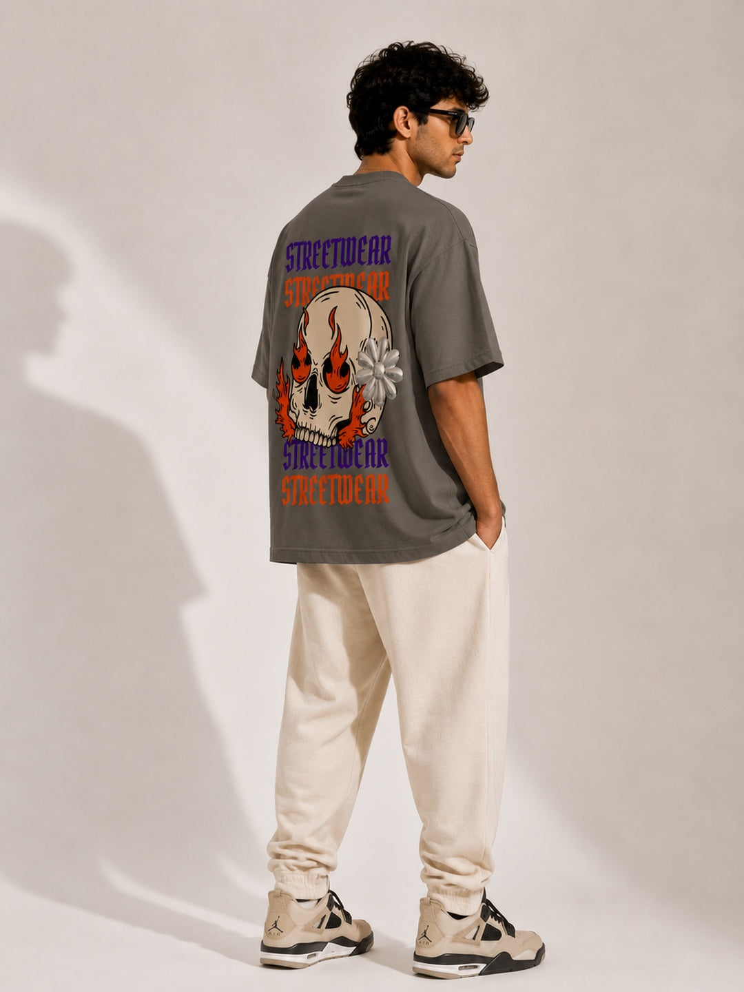 CARIBOUELK Streetwear Printed Oversized T-Shirt