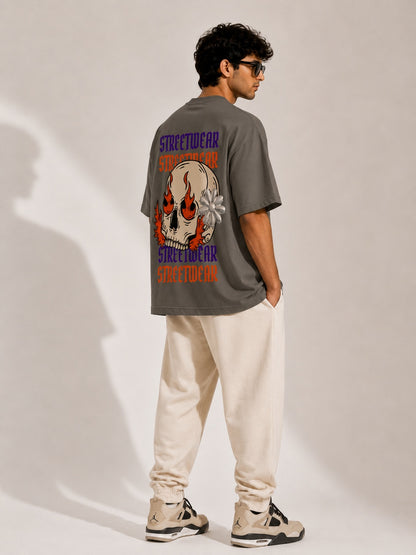CARIBOUELK Streetwear Printed Oversized T-Shirt