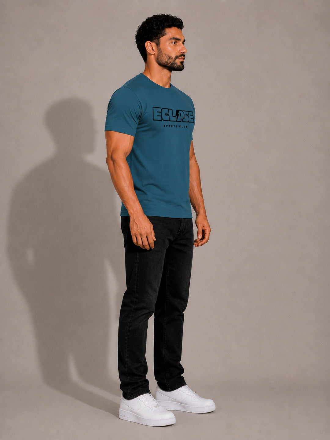 CARIBOUELK Men's Eclipse Regular Fit T-Shirt