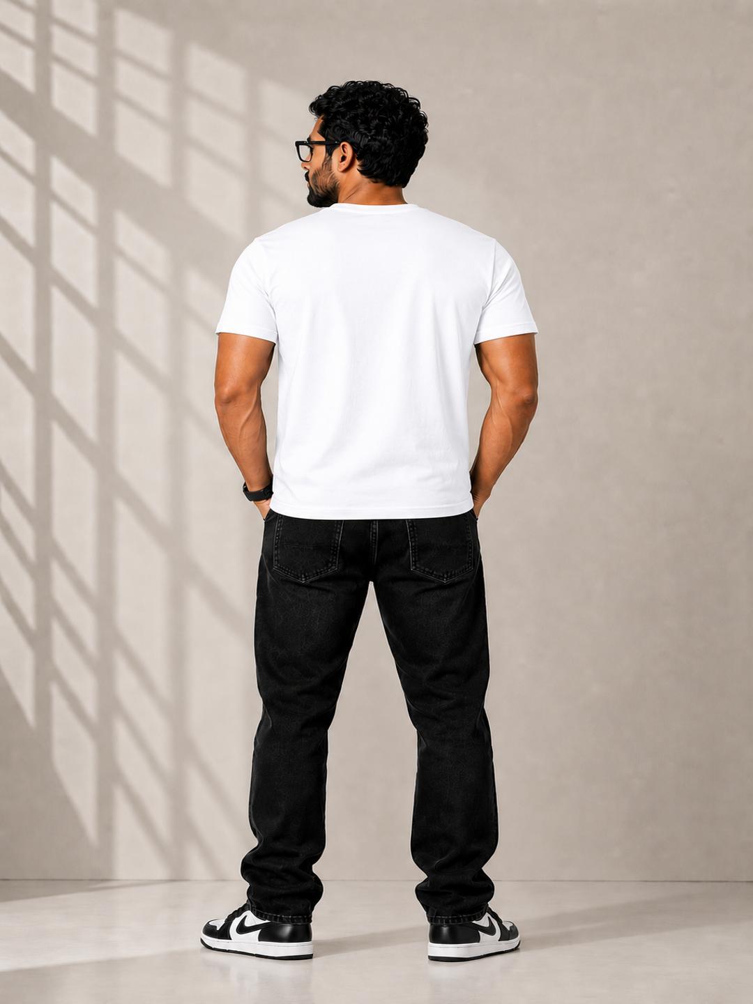 Caribouelk Regular Fit Round Neck T-Shirt