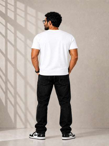 Caribouelk Regular Fit Round Neck T-Shirt