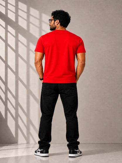 Caribouelk Regular Fit Round Neck T-Shirt