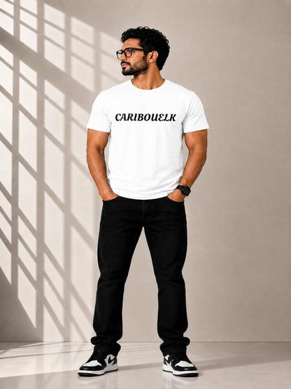 Caribouelk Regular Fit Round Neck T-Shirt