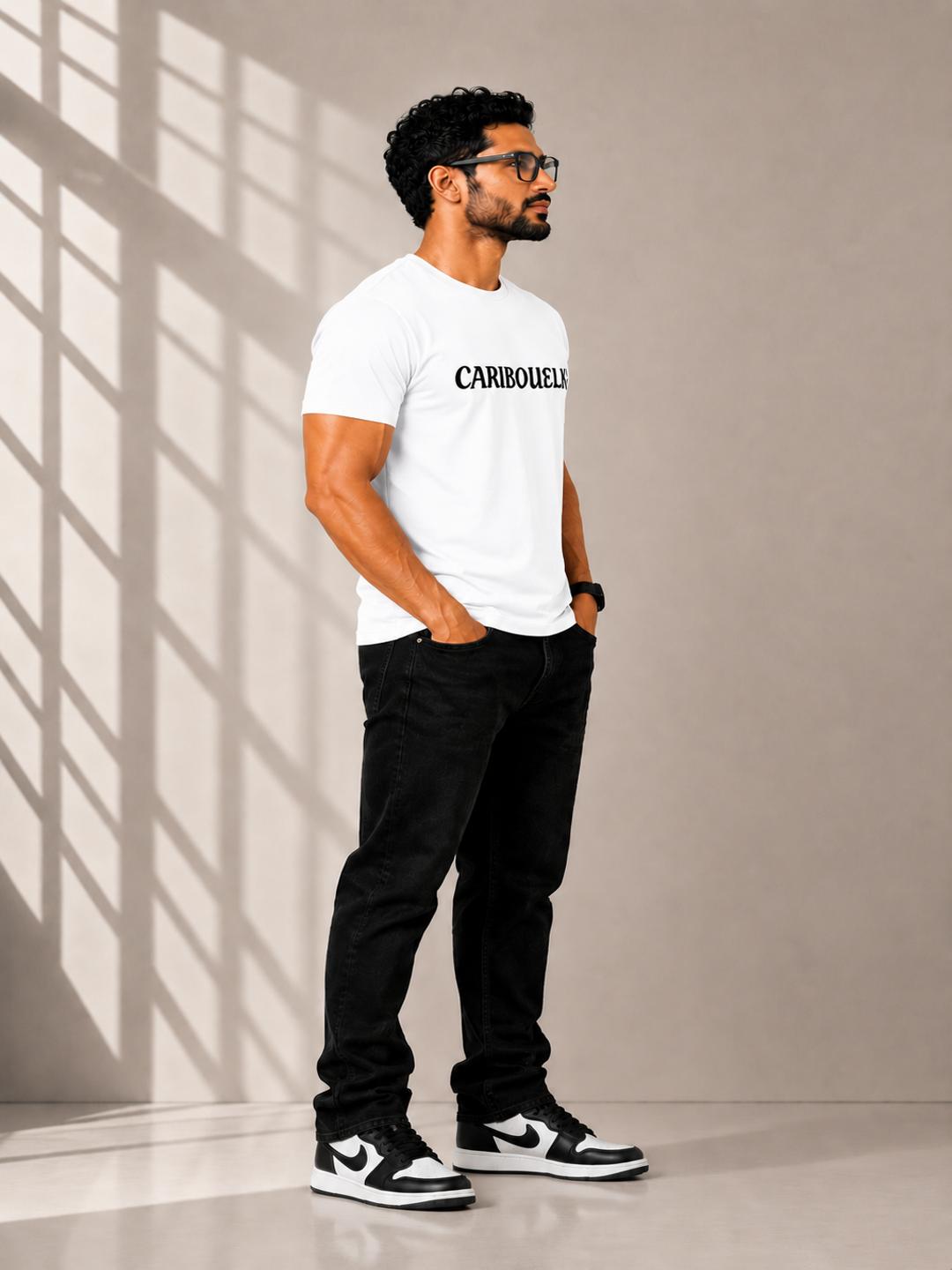 Caribouelk Regular Fit Round Neck T-Shirt