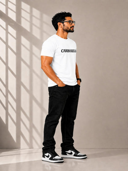 Caribouelk Regular Fit Round Neck T-Shirt