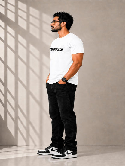 Caribouelk Regular Fit Round Neck T-Shirt