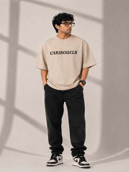 CARIBOUELK Inspiration Printed Oversized T-Shirt
