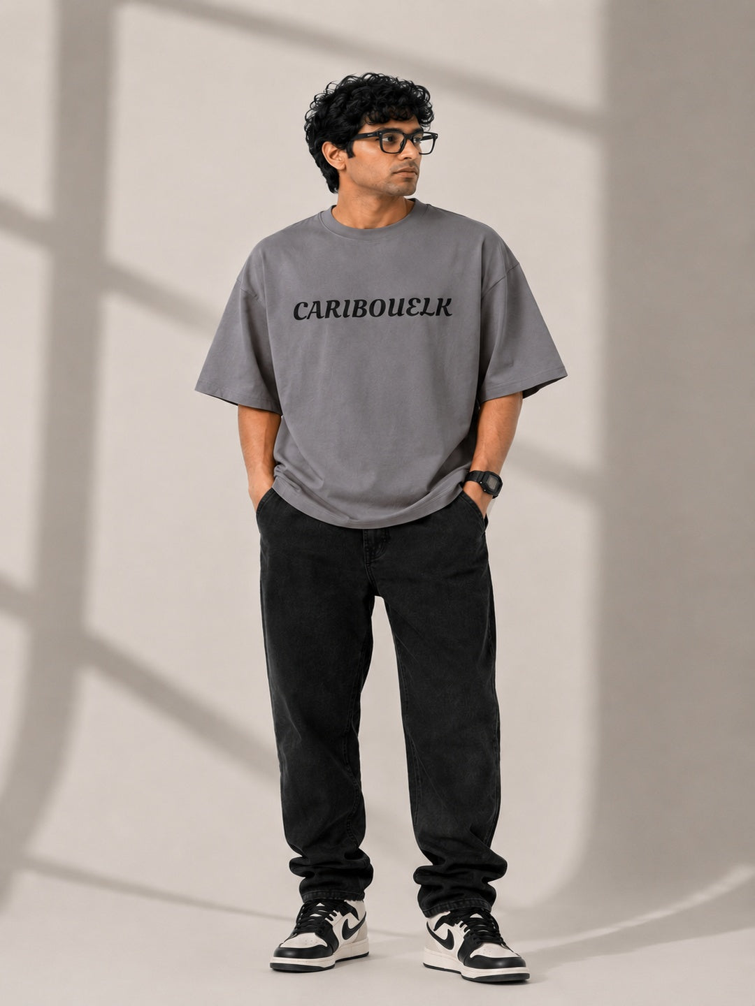 CARIBOUELK Inspiration Printed Oversized T-Shirt