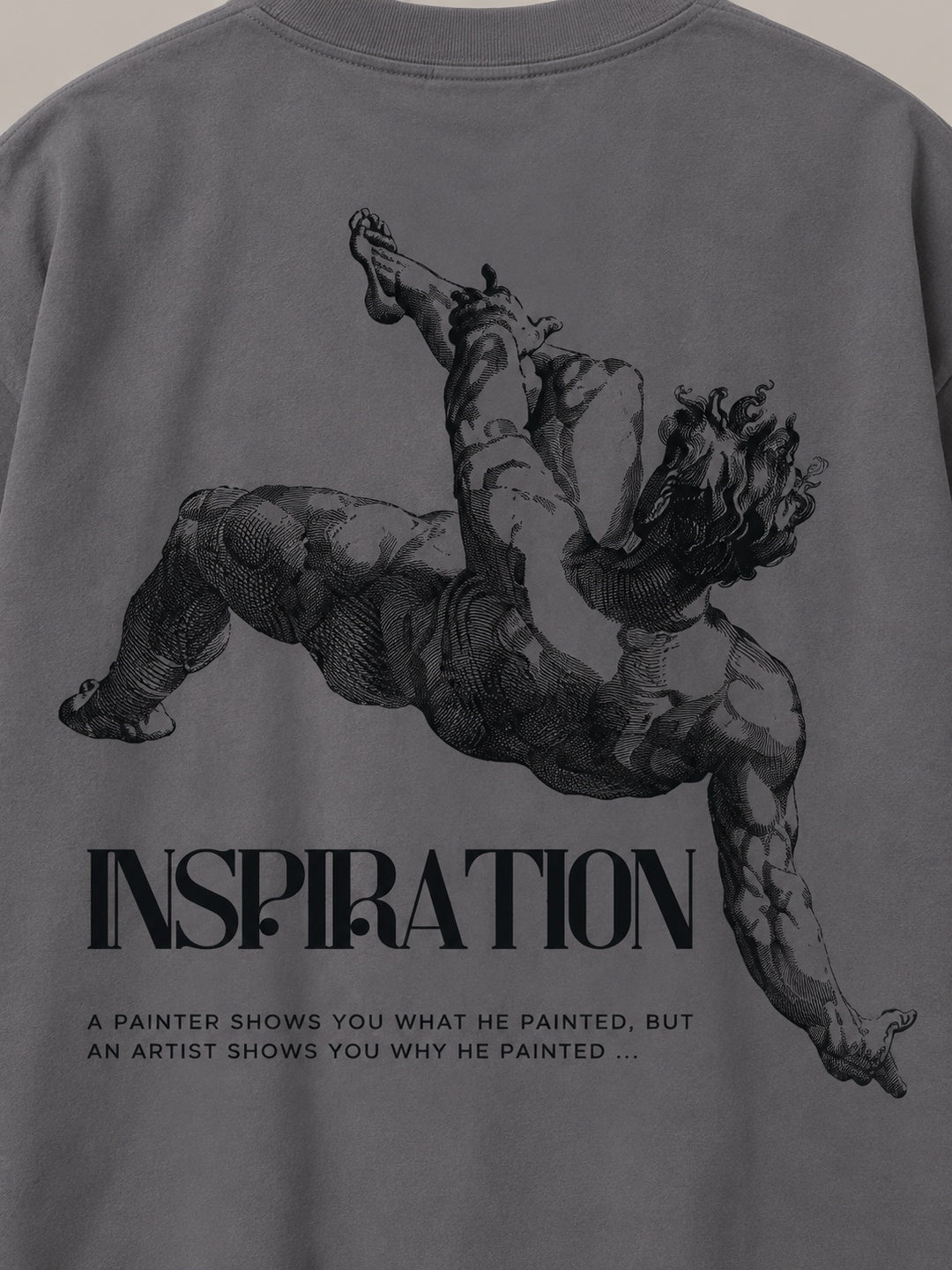 CARIBOUELK Inspiration Printed Oversized T-Shirt