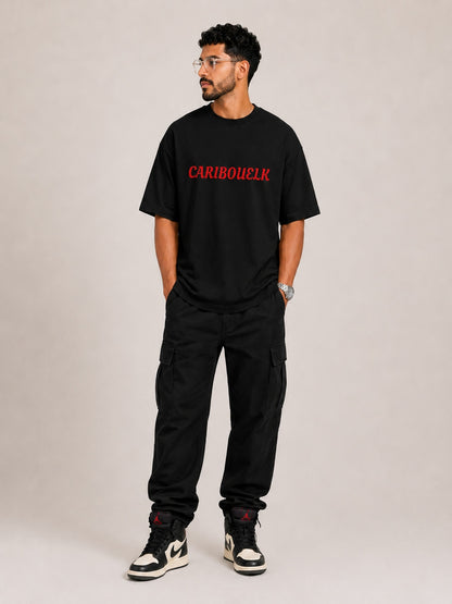 CARIBOUELK Money Printed Oversized T-Shirt