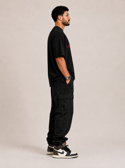 CARIBOUELK Money Printed Oversized T-Shirt