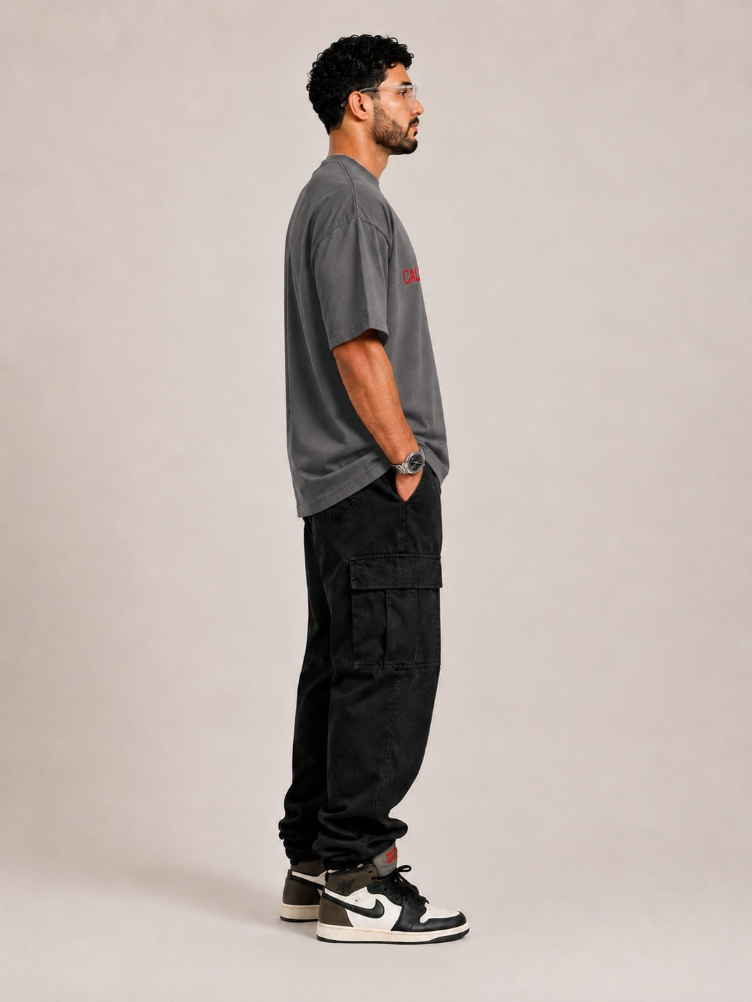 CARIBOUELK Money Printed Oversized T-Shirt