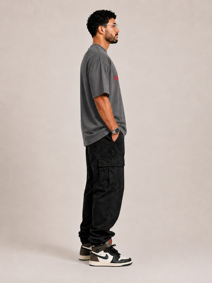 CARIBOUELK Money Printed Oversized T-Shirt