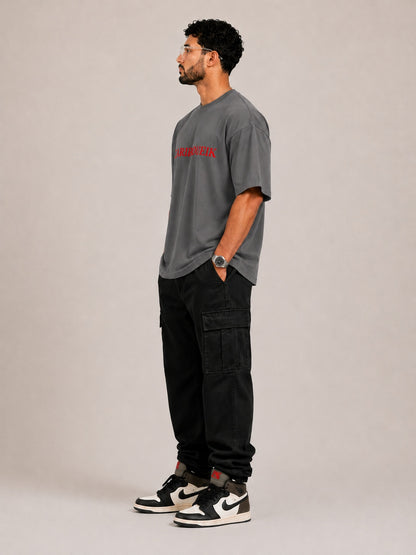 CARIBOUELK Money Printed Oversized T-Shirt