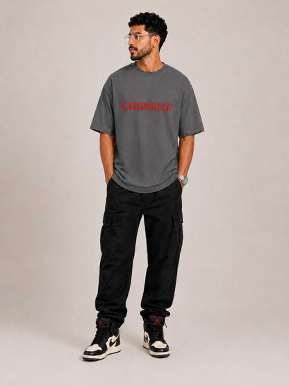 CARIBOUELK Money Printed Oversized T-Shirt